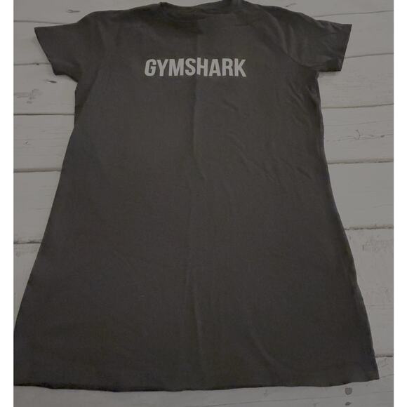 Gymshark TShirt Womens Medium Black Short Sleeve Logo Workout Gym - Picture 1 of 4